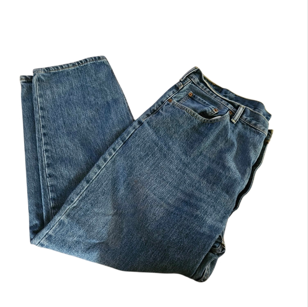 Levi's Classic Blue Straight Jeans with‎ Natural Fading Size 42x30